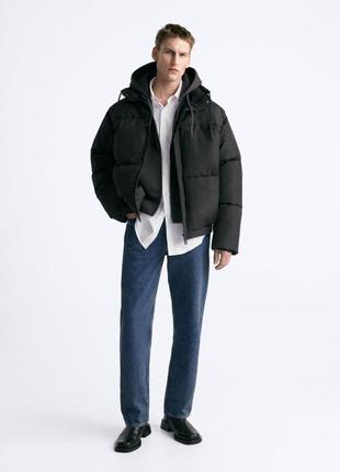 Куртка стьобана з водовідштовхувальної тканини  zara