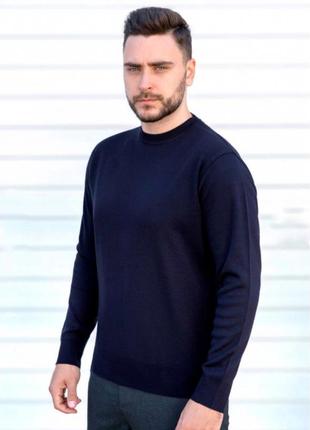 Dunnes st bernard темно синій светр чоловічий теплий