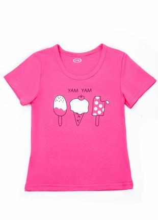 Яркая стильная футболка для девочки, летняя футболка мороженое, котики, хлопковая яркая футболка для девчонки3 фото