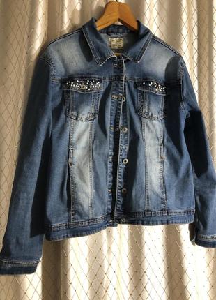Джинсовая куртка размера l-xl
