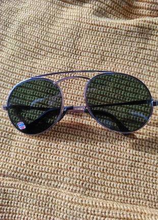 Очки авиаторы, винтаж в стиле полицейских с дефектом