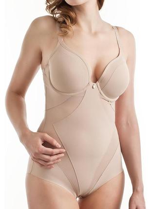 Женское боди на косточках triumph amazing sensation, бежевый