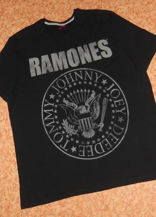 Футболка ramones 1977 jk winter tour/рок мерч