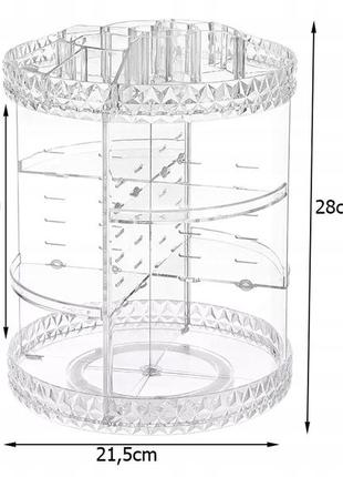 Органайзер для косметических украшений, вращающийся на 360 градусов rd-90433 фото