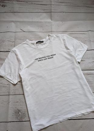 Белая футболка, футболка от zara2 фото