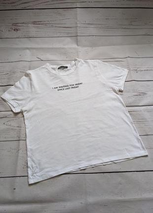Белая футболка, футболка от zara3 фото