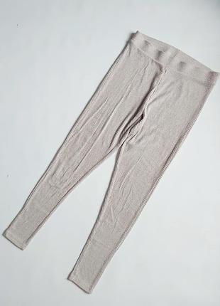 Лосины в рубчик бежевые primark p.m