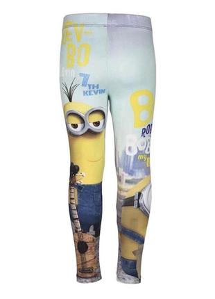 Новые леггинсы на девочку 7-8 р despicable me миньоны7 фото