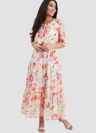 Шикарне повітряне плаття wallis у квітковий принт