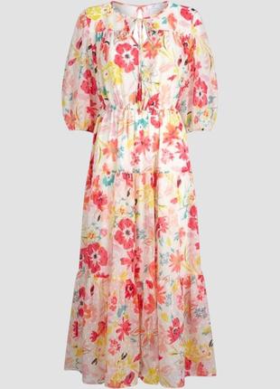 Шикарное воздушное платье wallis в цветочный принт4 фото