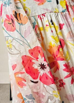 Шикарное воздушное платье wallis в цветочный принт8 фото