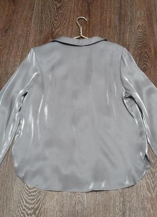 Новая вискоза lenzing ecovero стильная блуза рубашка р.12/40 от next2 фото