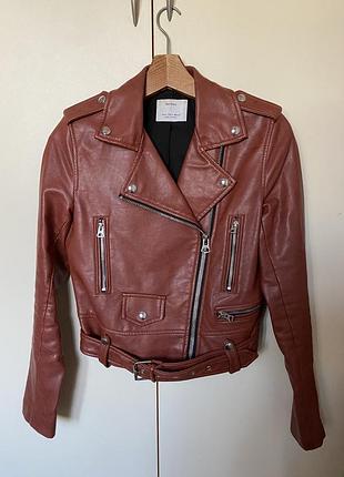 Куртка з еко шкіри