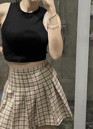 Міні-спідниця, клетчата