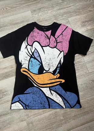 Удлиненная футболка zara disney