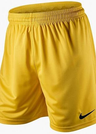 Спортивні труси шорти nike park yellow1 фото