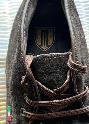 Замшевые ботинки gkm оригинальные коричневые2 фото