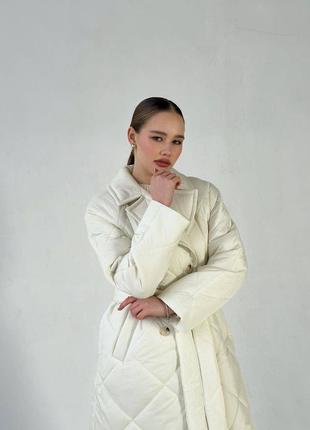 Стьобане класичне пальто6 фото