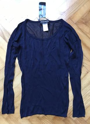 Sonia rykiel-новий дизайнерський тонкий бавовняний пуловер, р.-s
