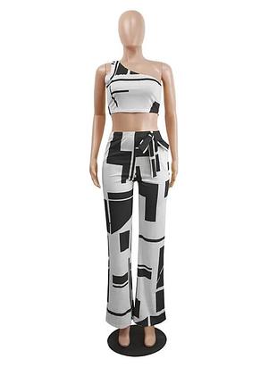 Гарнюній костюм s/m/ топ на одне плече