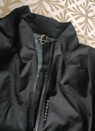 Технологичная стильная унисекс куртка ветровка спортбренду prevayl lite jacket - black6 фото