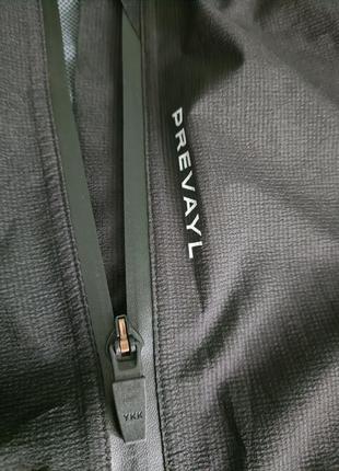 Технологичная стильная унисекс куртка ветровка спортбренду prevayl lite jacket - black7 фото