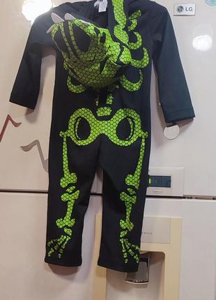 Крутой карнавальный костюм динозавр дракон хагрида хогвартс маг скелет дракула вампир зомби3 фото