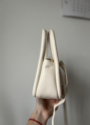 Сумка белая клатч сумочка кроссбоди6 фото