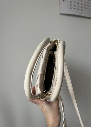 Сумка белая клатч сумочка кроссбоди2 фото