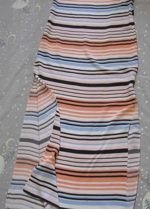 Тонкий легкий довгий сарафан пляжний у смужку new look розм 48 - 50-52