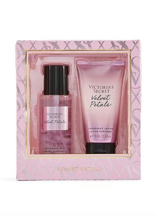 Подарочный набор velvet petals victoria’s secret duo set gift box мк vs оригинал velvet petals duo