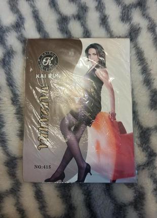 Капронові колготи з візерунком 40 den маріанна kai run