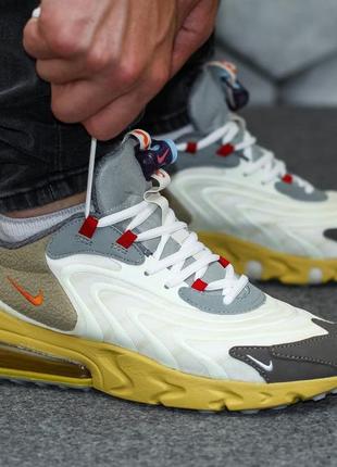 Мужские кроссовки travis scott x nike air max 270 react