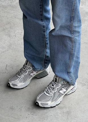 Кроссовки 740 grey silver 9