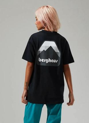 Berghaus graded peak t shirt black 4-a001437bp6 футболка майка оригинал черная унисекс1 фото