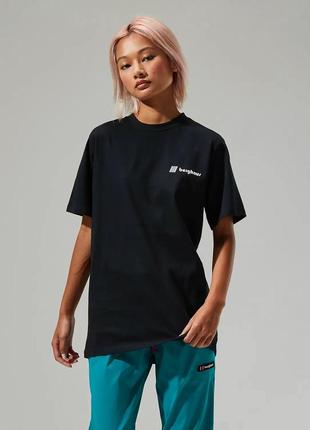 Berghaus graded peak t shirt black 4-a001437bp6 футболка майка оригинал черная унисекс3 фото