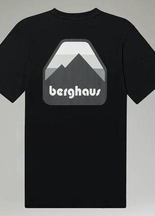 Berghaus graded peak t shirt black 4-a001437bp6 футболка майка оригинал черная унисекс7 фото