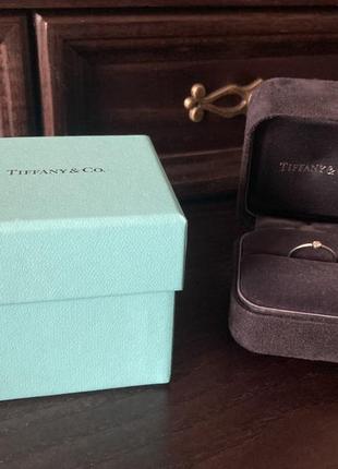 Кольцо tiffany платина бриллиант оригинал