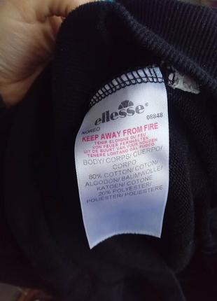 Крутая базовая толстовка ковта ellesse black hoodie6 фото