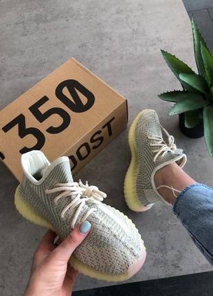 Yeezy boost 350 v2 citrin (non-reflective) 🆕 женские кроссовки адидас изи 🆕3 фото