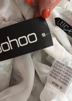 Ніжний комбез шортами оголеними плечима та рукавом, boohoo,розмір s3 фото