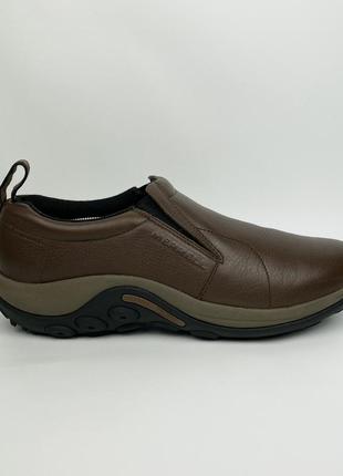 Кроссовки merrell jungle moc black slate оригинал кожаные большого размера 46 46.5 47 трекинговые ботинки2 фото