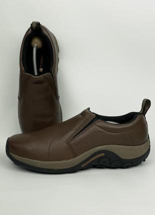 Кросівки merrell jungle moc black slate оригінал шкіряні великого розміру 46 46.5 47 трекінгові черевики1 фото