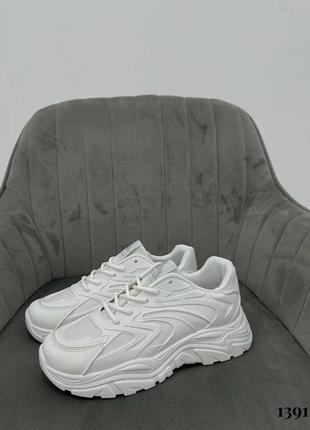 Кроссовки для бега, дальней дороги, занятий спортом 🥰 белого цвета9 фото