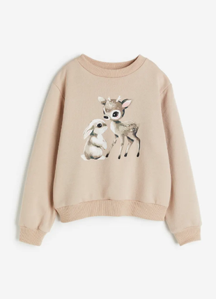 Свитшот h&m на 4 - 10 лет.