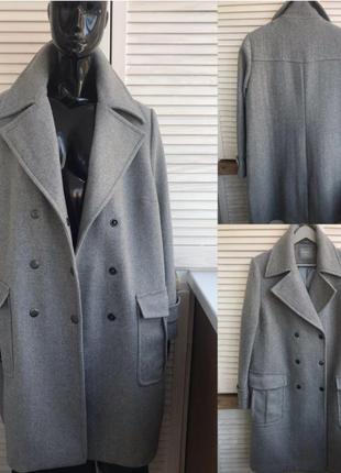 Шикарное пальто размер м или на s оверсайз