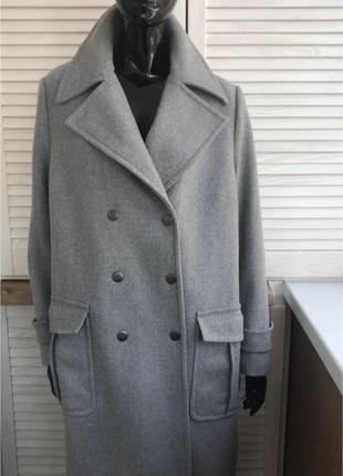 Шикарное пальто размер м или на s оверсайз6 фото