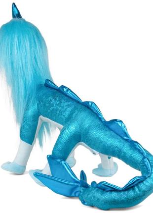 М'яка іграшка titatin дракон сису 34 см блакитний (tt1017)2 фото