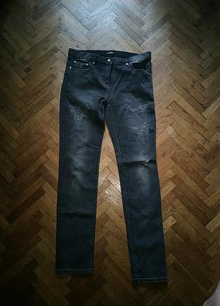 Распродажа! стильные подертые джинсы balmain оригинал