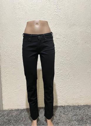 Черные джинсы женские / серные джинсы levis / черные джинсы skinny1 фото